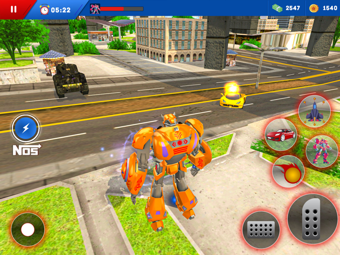 Robot Car Transform Games