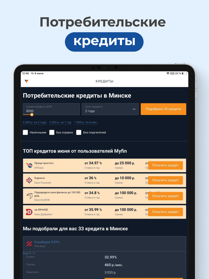 Myfin - курсы валют конвертер