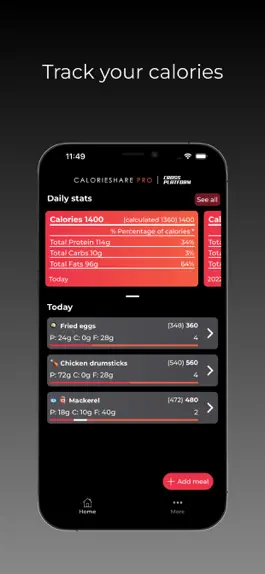 Game screenshot Calorieshare: Calorie Counter mod apk