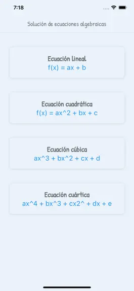 Game screenshot Ecuaciones Algebraicas mod apk