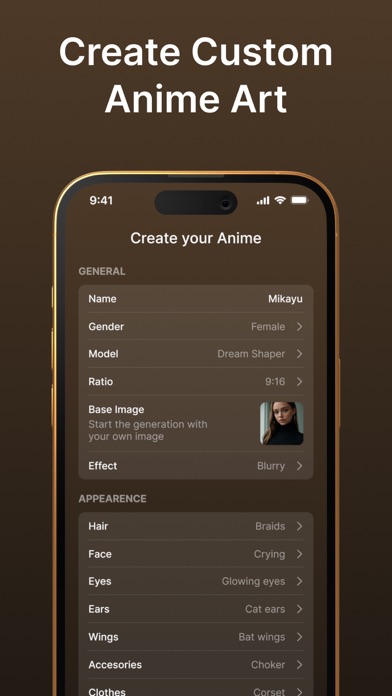 Anime Art - AI Girl Generator Screenshot