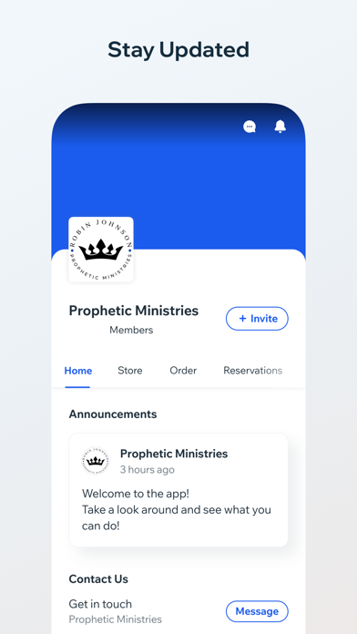 Prophetic Ministries Screenshot