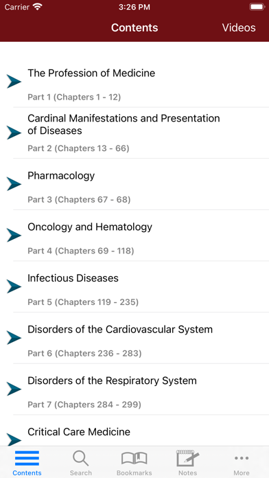 Harrison’s Internal Med. 21/E Screenshot