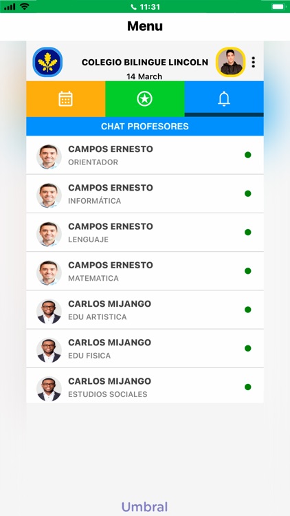 Umbral Alumnos screenshot-4