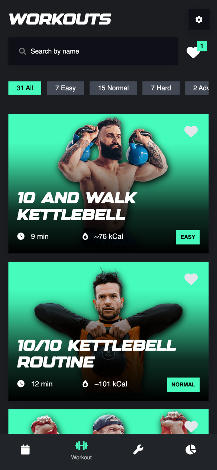 Kettlebell Training App