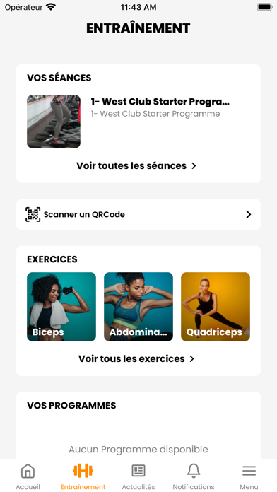 West Club Fitness Suresnes Screenshot