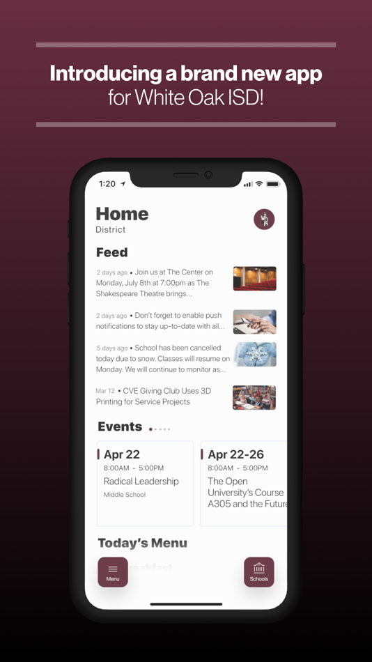 #1. White Oak ISD, TX (iOS) 由: White Oak ISD