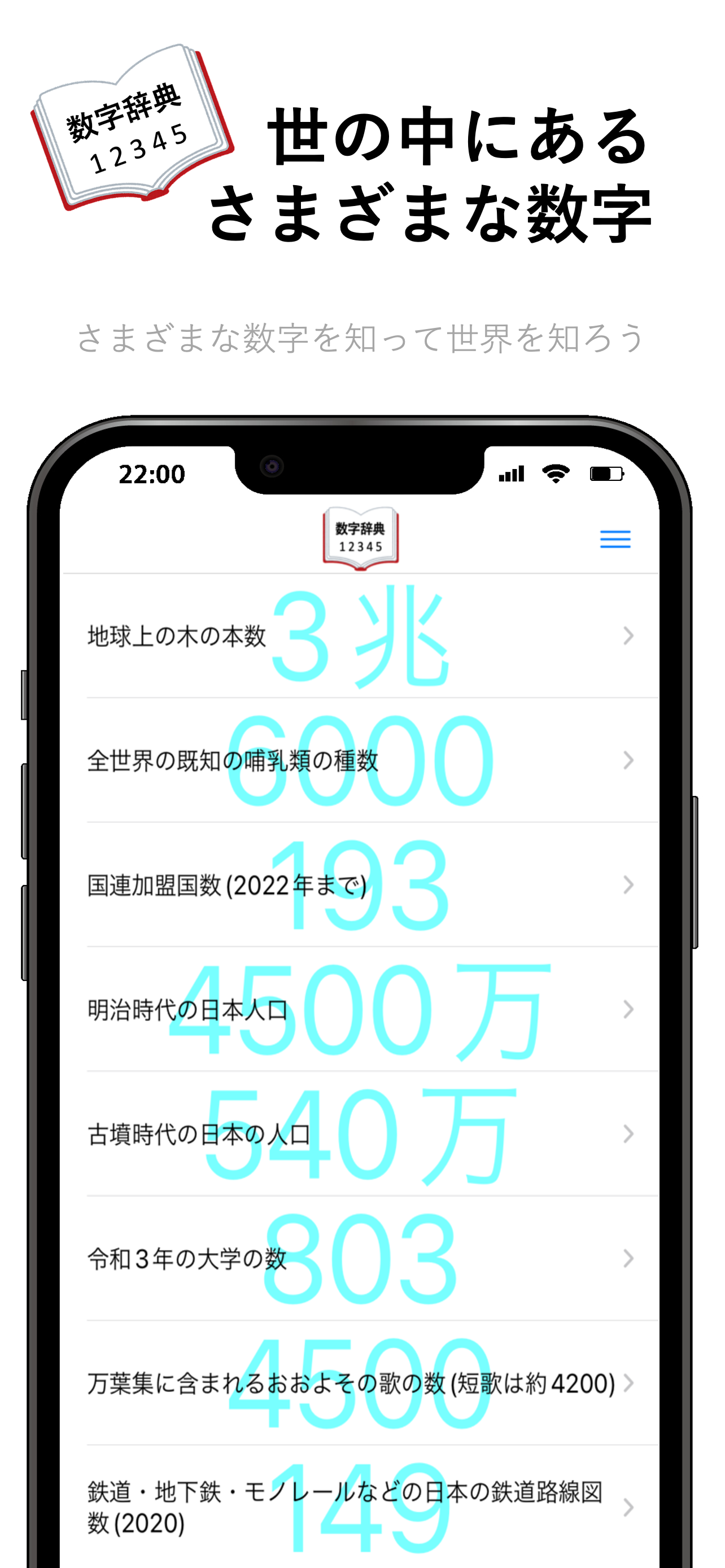 ナンバーズ-世の中の数字を集めた数字辞典
