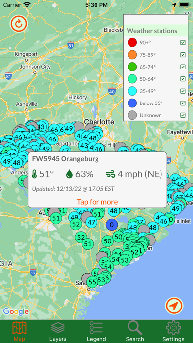 South Carolina Traveler Screenshot