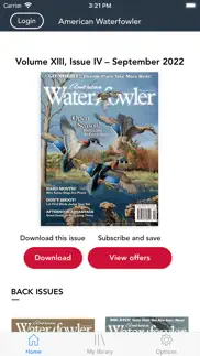american waterfowler iphone screenshot 1