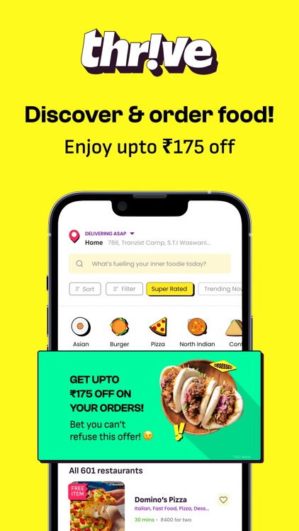 Thrive: Online Food Delivery