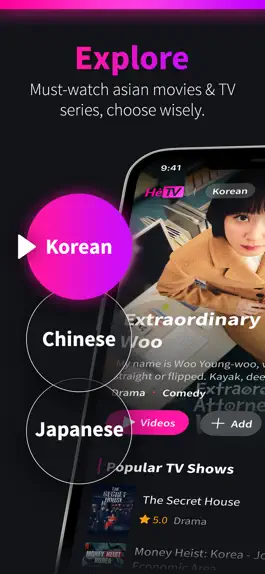 Game screenshot HeTV: KDrama Movies & TV Shows mod apk