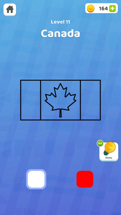 Paint Flag Color Match Puzzle Screenshot