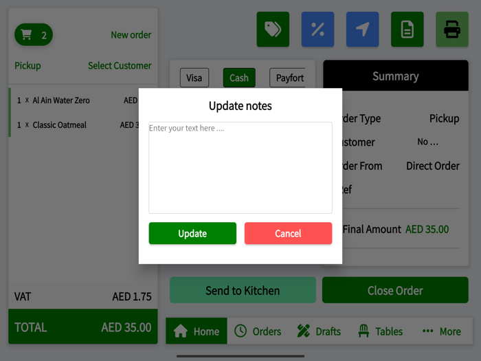 Lifter Life Restaurant - POS