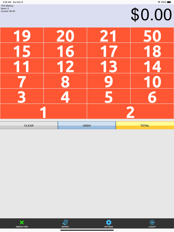 School Holiday Cash Register