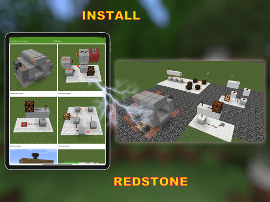 Buildings for Minecraft PE iPad screenshot 2 - Entertainment app