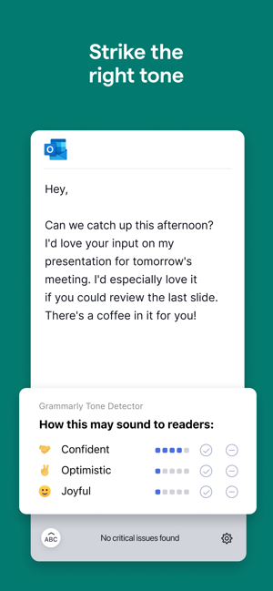 ‎Grammarly: AI Writing Keyboard Screenshot