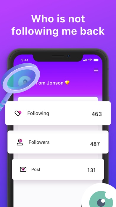 Followers Reports + Analyzer Screenshot