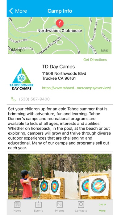 TD Day Camps Screenshot