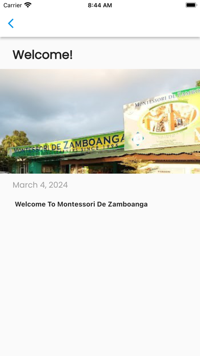 MONTESSORI Mobile App Screenshot