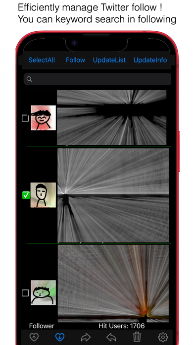 Follow Manage for Twitter Screenshot