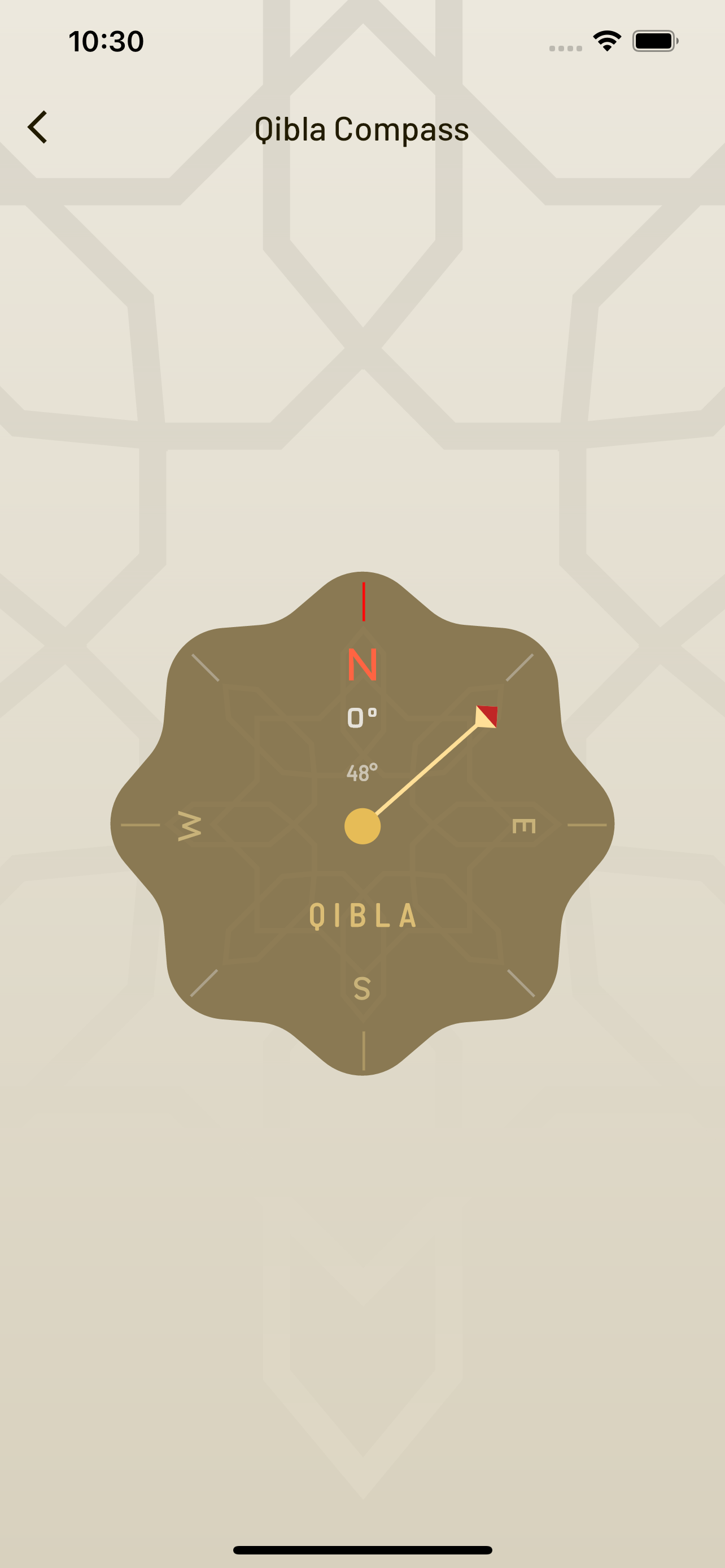 Adhan 45° N