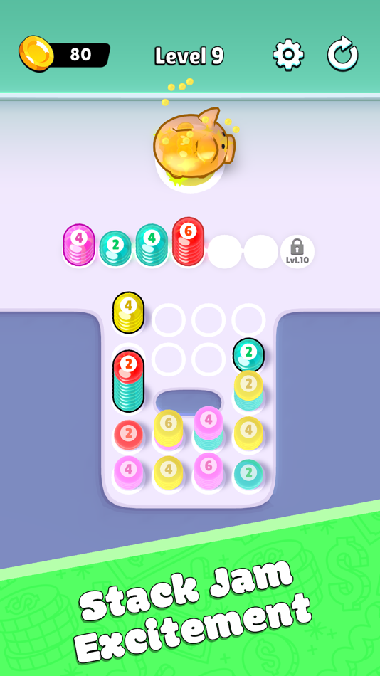 #4. Stack Jam! (iOS) 由: ZiNKY OYUN YAZILIM ANONiM SiRKETi