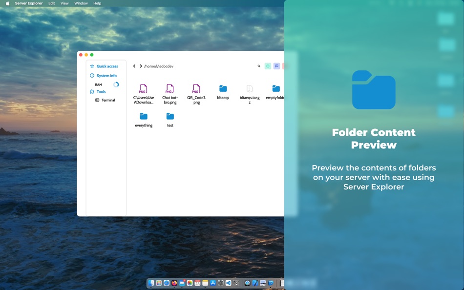 Server Files Explorer - 1.5.0 - (macOS)