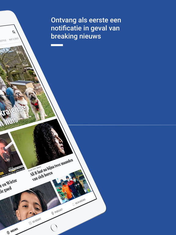 De Telegraaf Nieuws iPad app afbeelding 2