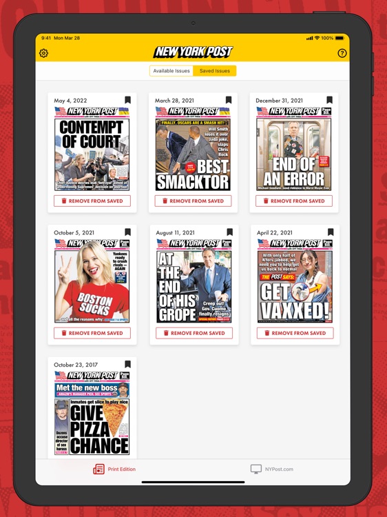 New York Post for iPad