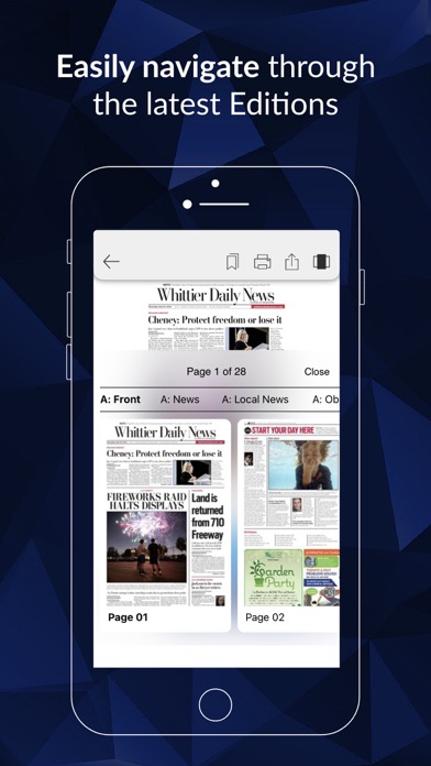 Whittier Daily News eEdition Screenshot