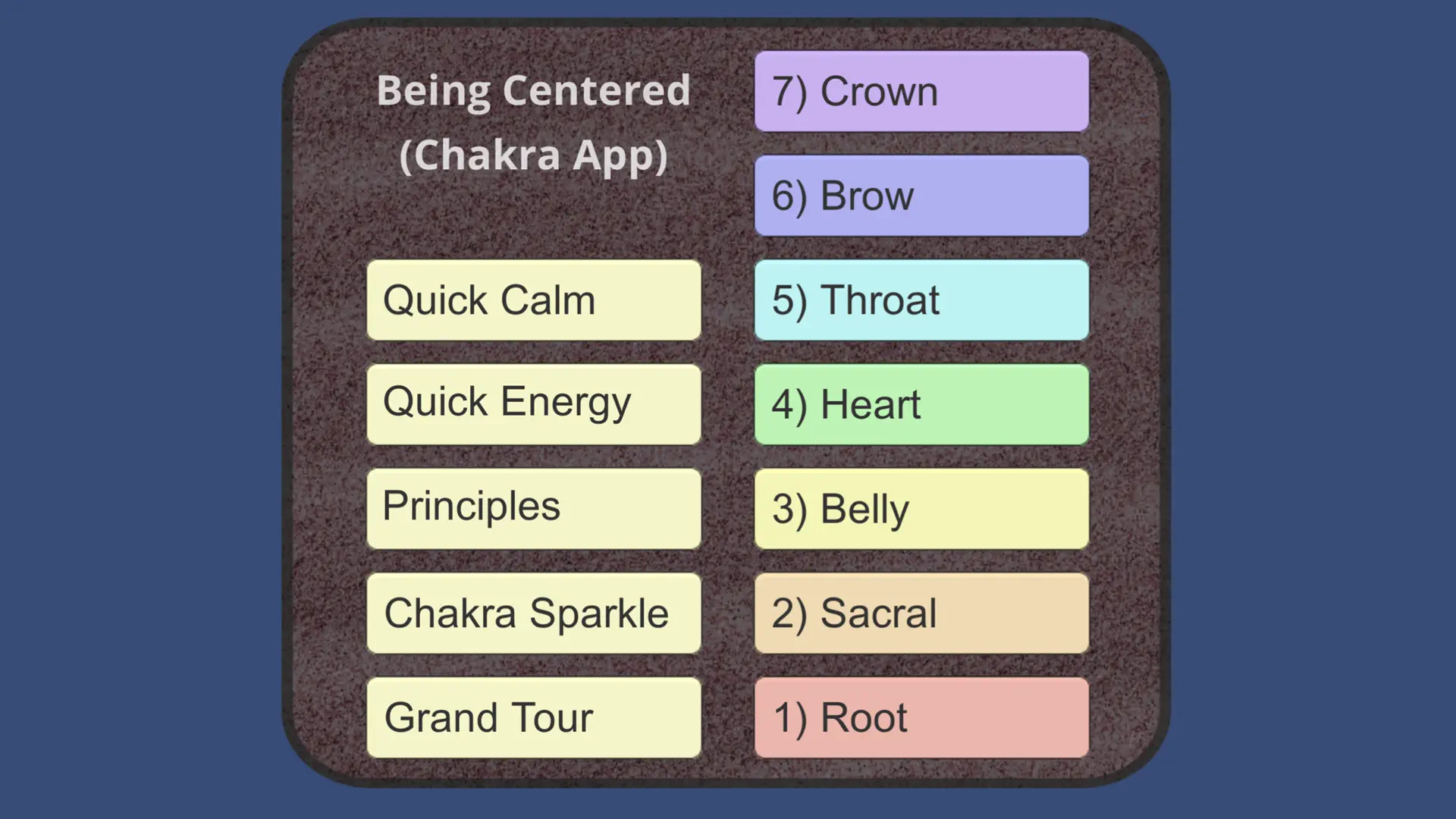 Being Centered Vision screenshot