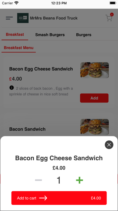 Mr and Mrs Beans Food Truck Screenshot