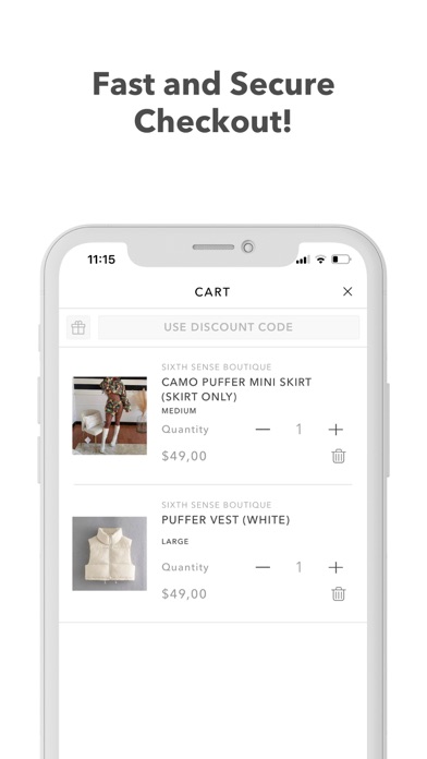 Sixth Sense Boutique Screenshot