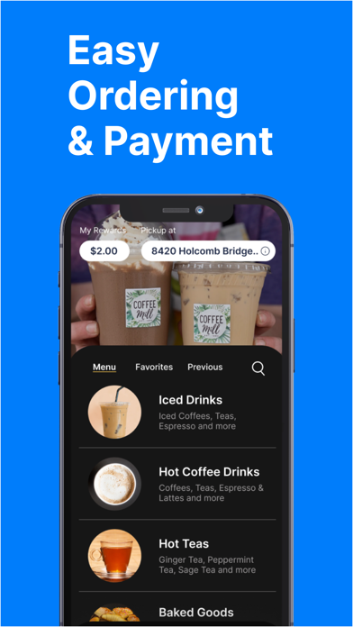 Coffee Mill Order Ahead Screenshot
