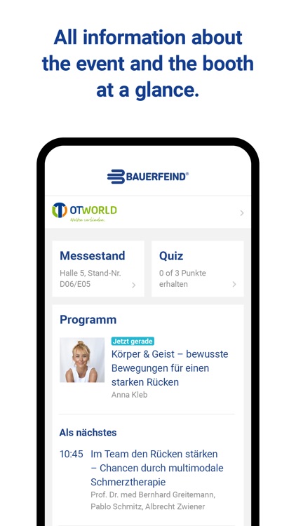 Bauerfeind Event App