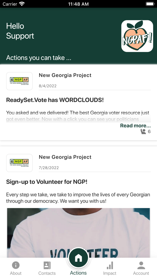 #3. NGP ACT!VATE (iOS) 来自: Votercircle Inc