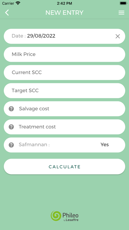 #5. SCC Calc (iOS) Podle: SOCIETE INDUSTRIELLE LESAFFRE