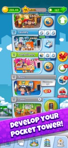 Pocket Tower－Tiny Metropolis screenshot #1 for iPhone