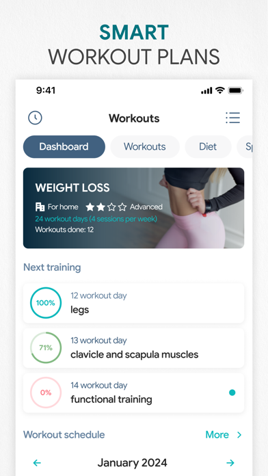 Fitness App: Gym Workout Plan Screenshot