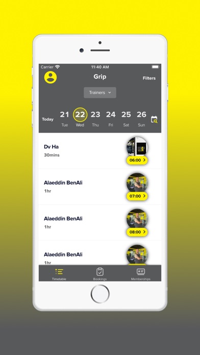 GripFitness Screenshot
