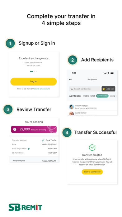 SB Remit: Money Transfer Screenshot