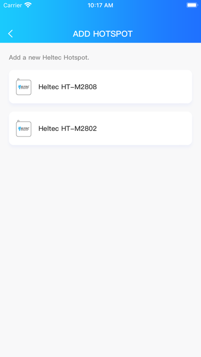 Heltec Hotspot Screenshot