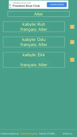 Game screenshot Dictionnaire Kabyle-Français apk