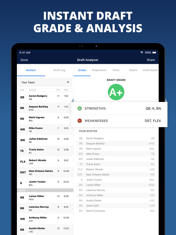 Fantasy Football Draft Wizardのおすすめ画像6