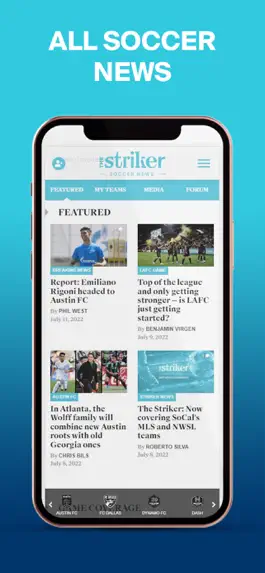 Game screenshot The Striker Soccer News apk