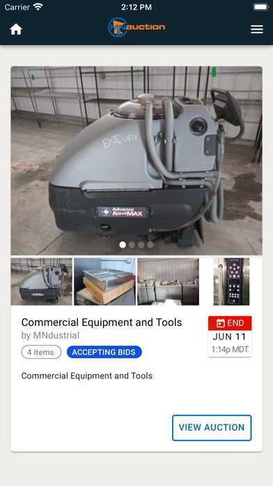 MNauction Screenshot