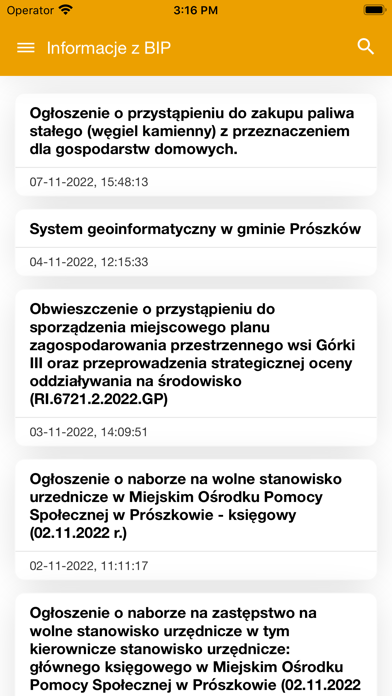 Gmina Prószków Screenshot