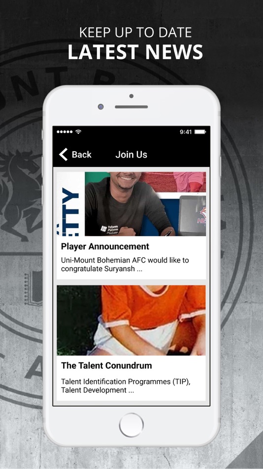 #1. Uni-Mount Bohemian AFC (iOS) Podle: Sportsground
