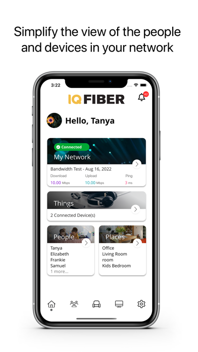 IQ Fiber Smart WiFi Screenshot